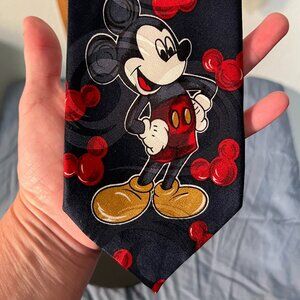 Disney Mickey Unlimited Navy w Graphic Print Tie